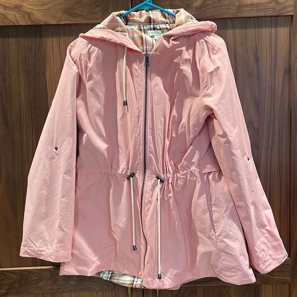 Simply Noelle Jackets & Blazers - Simply Noelle Pink Rain Coat